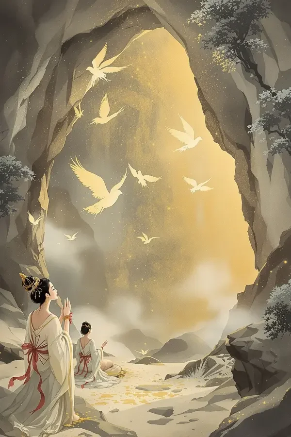 敦煌夜行高清海报